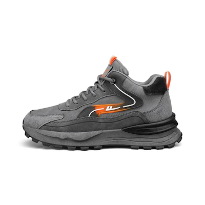 Warrior Mid-Top Sneaker 'Grey Black'