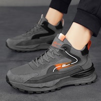 Sneaker Pertengahan Warrior 'Kelabu Hitam' WXY-G196N02 4