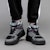 Warrior Mid Top 'Hitam Kelabu' WBN(JS)-129103-1