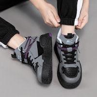 ウォリアー ミッドトップ 黒灰 (Uōriā Middotoppu Kurohai) WBN(JS)-129103-1 5