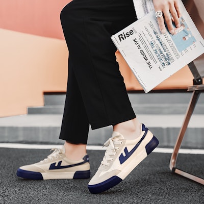 워리어 레트로 '베이지 딥블루' (Warrior Retro 'Beige Deep Blue') WXY-C951G02 1