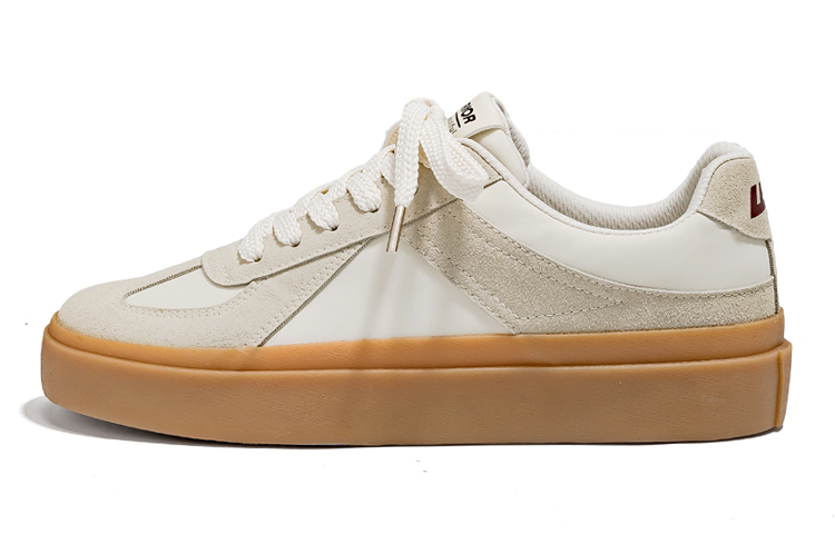 Warrior Retro Low-Top Casual Trainers Grey Beige Sneakers WXY-G935T Gray/Beige