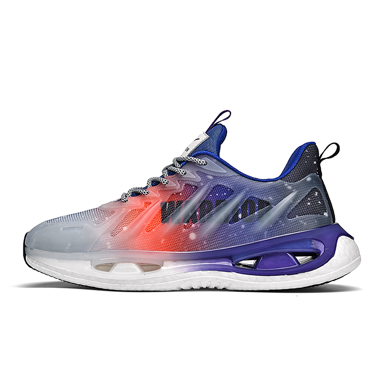 Warrior Running Shoes Low 'Blue Orange Grey'