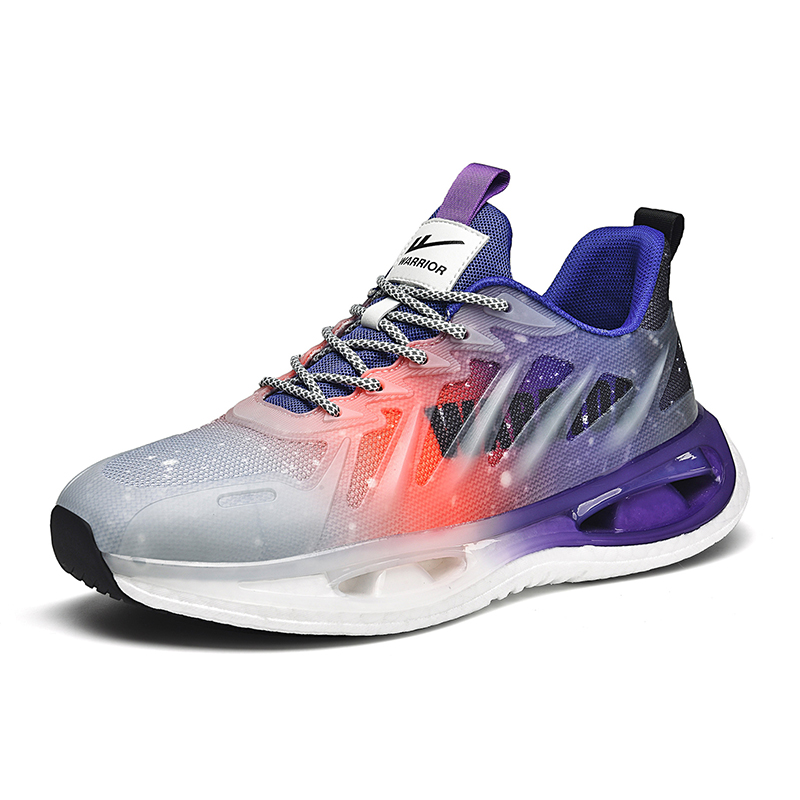 Warrior Running Shoes Low 'Blue Orange Grey' 圖 2