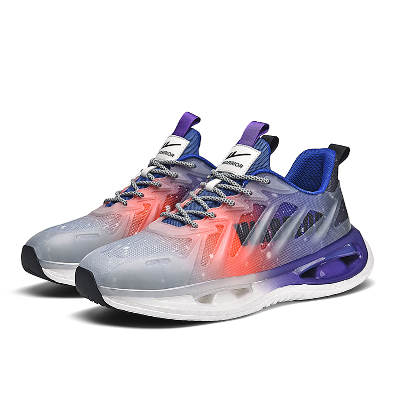 Warrior Running Shoes Low 'Blue Orange Grey' 圖 3