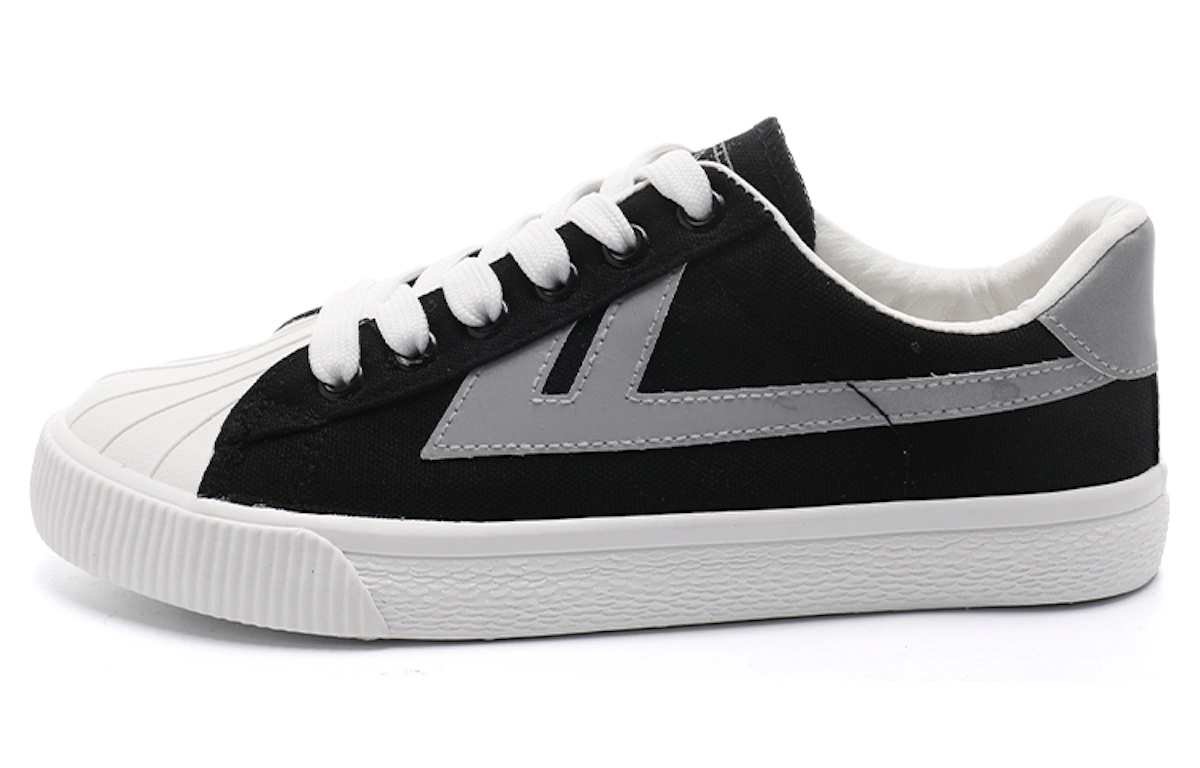 Warrior Shell Toe Low 'Black Silver Grey'
