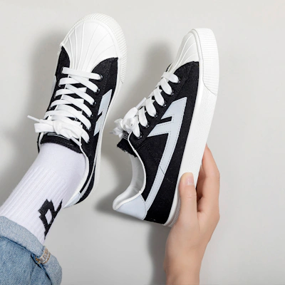 Warrior Shell Toe Low 'Black Silver Grey'