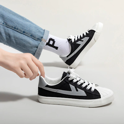 Warrior Shell Toe Low 'Black Silver Grey'