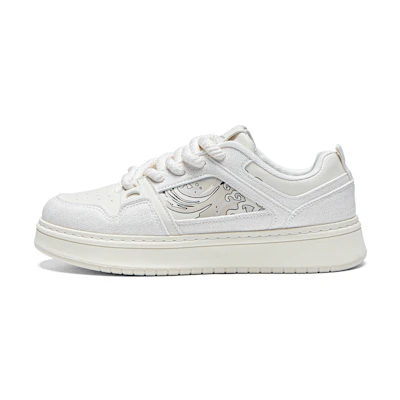 Warrior Skate Shoes 'Beige Deep Blue'