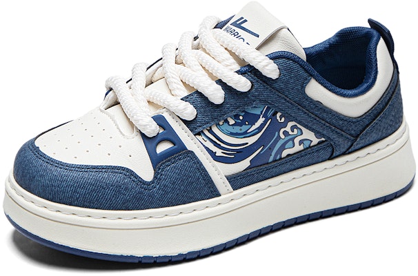 Sepatu Skate Warrior 'Beige Deep Blue' WXY-G149L 3