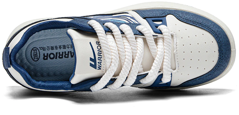 Scarpe Warrior Skate ''Beige Blu Scuro'' WXY-G149L 5