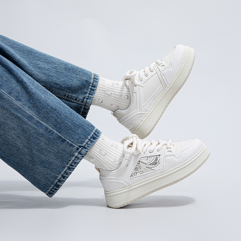 Sizing Scarpe Warrior Skate ''Beige Blu Scuro'' WXY-G149L