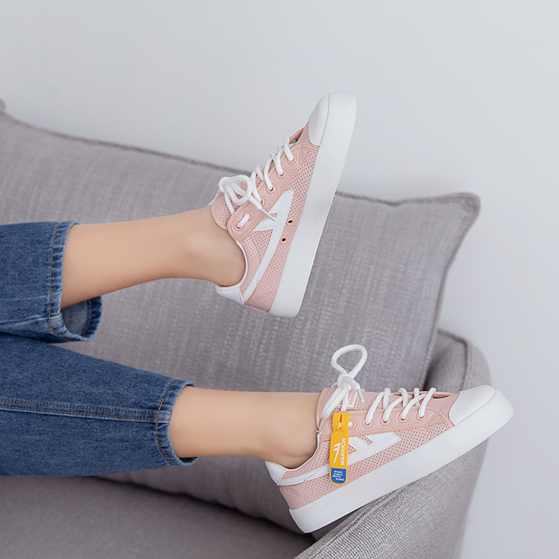 Warrior Skate Shoes 'Soft Pink White' 圖 5