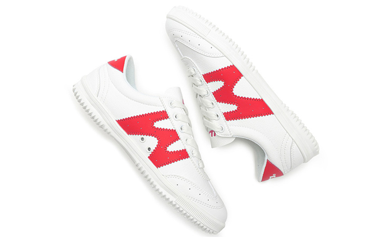 Warrior Sneaker 'White Red' 圖 4