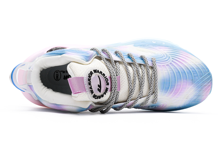 Warrior Sneakers Low-Top 'Beige Blue Pink' 圖 3