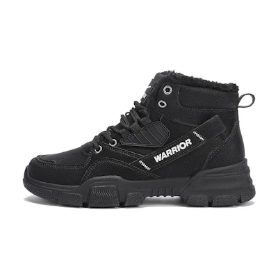 Warrior Snow Boots 'Black Utility Patchwork'