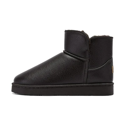 Warrior Snow Boots 'Brown Fleece Warm'