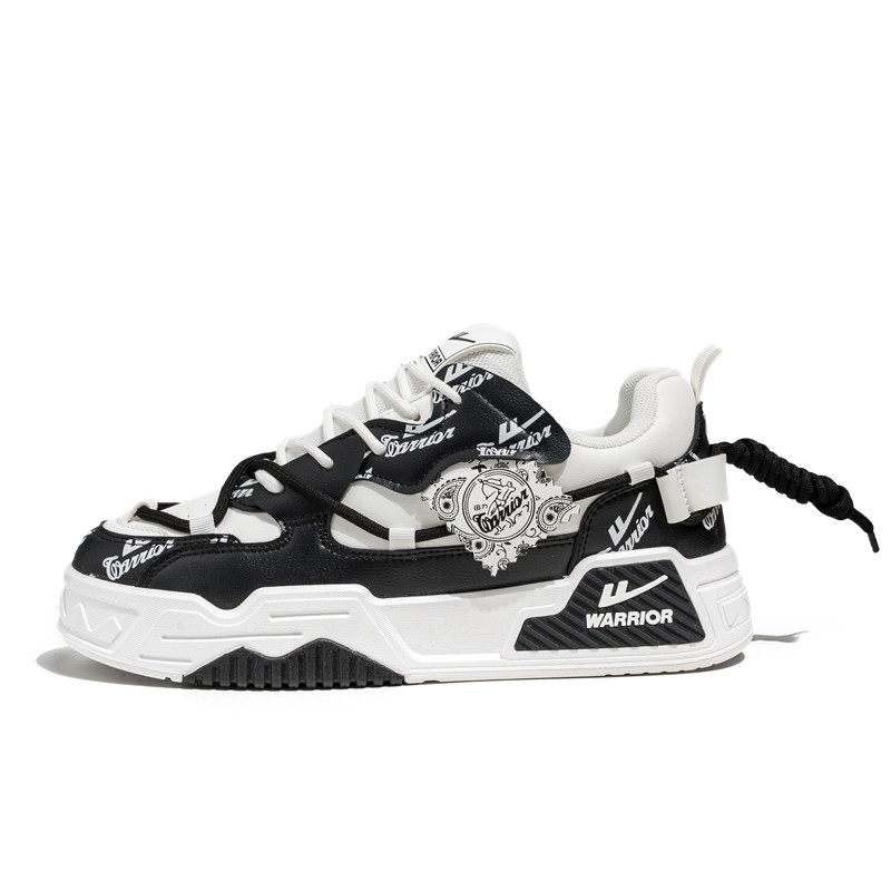 Warrior Street Style 'Black and White Print' 'Bread Shoe' WXY-F495C02