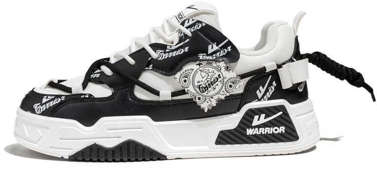 warrior-street-style-black-and-white-print-bread-shoe-wxy-f495-c02