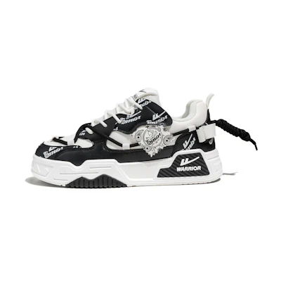 Warrior Street Style 'Black and White Print' 'Bread Shoe'