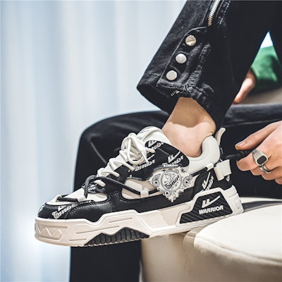 Guerrero Estilo Callejero 'Impresión Blanco y Negro' 'Zapatilla Bread' WXY-F495C02 11