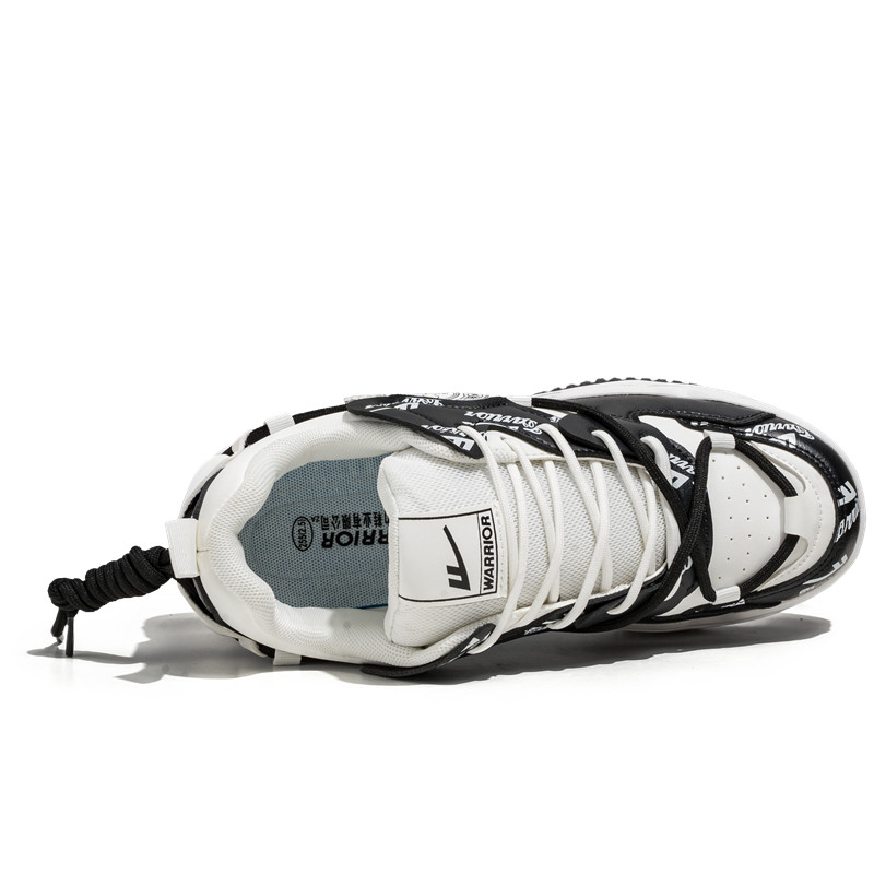 Shop Warrior Gaya Jalanan 'Cetakan Hitam dan Putih' 'Kasut Bread' WXY-F495C02