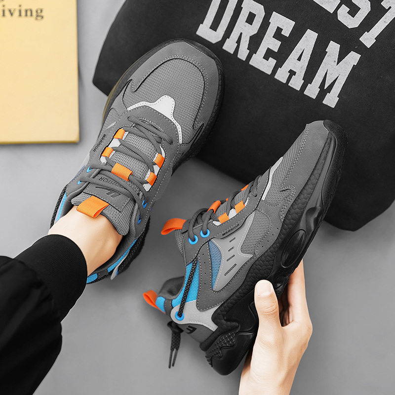 Warrior Streetwear Retro 'Grey Beige Blue' 圖 11