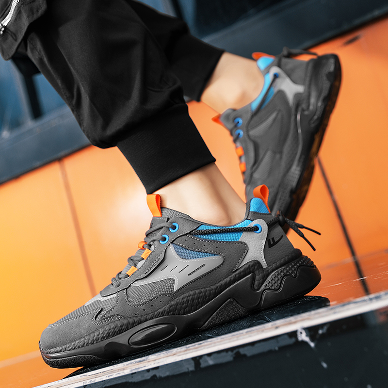 Warrior Streetwear Retro 'Grey Beige Blue' 圖 8