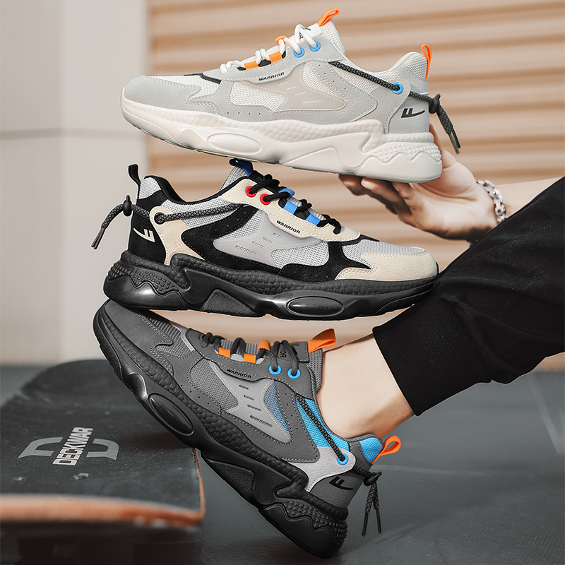 Warrior Streetwear Retro 'Grey Beige Blue' 圖 9