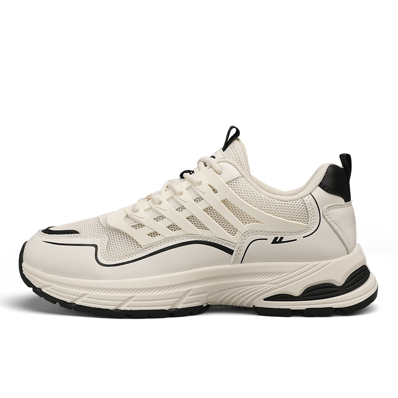 Warrior Thick Sole Low Top 'Beige Black'