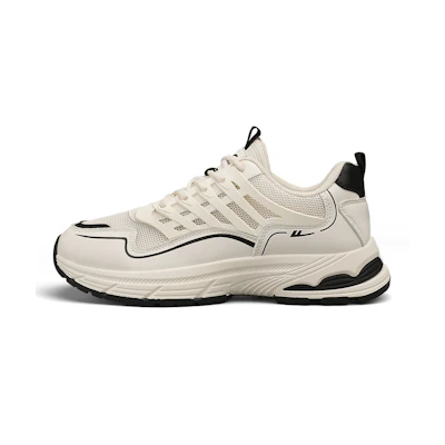 Warrior Thick Sole Low Top 'Beige Black'