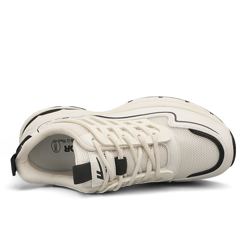 Warrior Thick Sole Low Top 'Beige Black' 圖 4