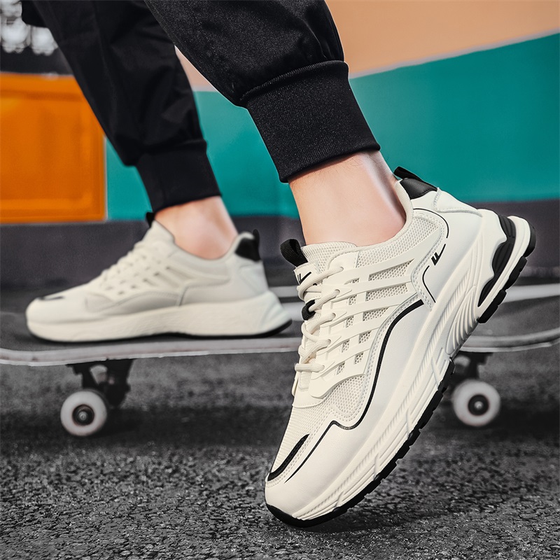 Warrior Thick Sole Low Top 'Beige Black' 圖 8