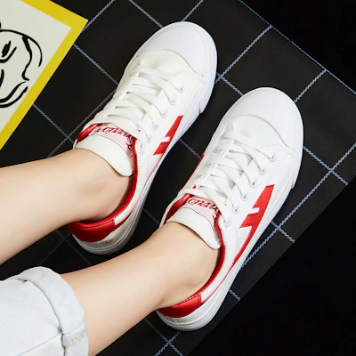 Warrior Vintage Low 'Blanco Rojo' WXY-A308G02 Shop Warrior Vintage Low 'Blanco Rojo' WXY-A308G02