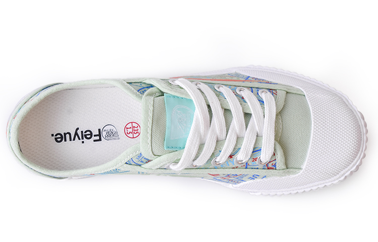 Lookbook Warrior x Feiyue Retro ''Beige'' Sneakers FXY-484TC01