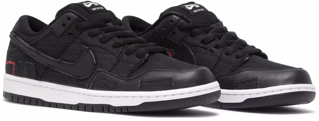 Wasted Youth x Nike SB Dunk Low 'Black Denim' DD8386-001 Cheap Wasted Youth x Nike SB Dunk Low 'Black Denim' DD8386-001