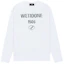 Buy WE11DONE 1506 Kaos Lengan Panjang Vintage Logo Putih Unisex Casual WD-TT1-25-768-U-WH