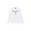 Order WE11DONE 1506 Kaos Lengan Panjang Vintage Logo Putih Unisex Casual WD-TT1-25-768-U-WH