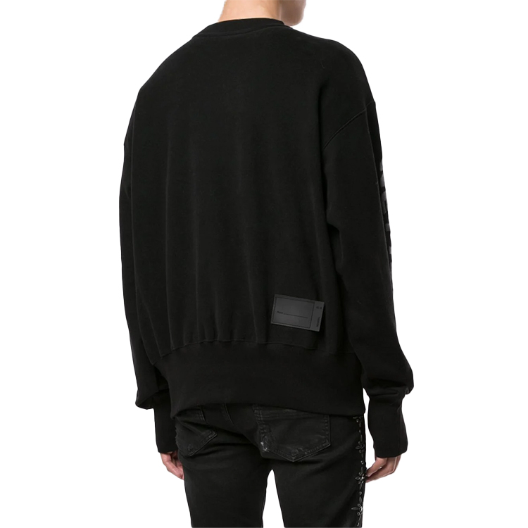 WE11DONE 3D Logo Fleece Sweatshirt Unisex Black WD-TS8-20-100-U-BK 圖 4