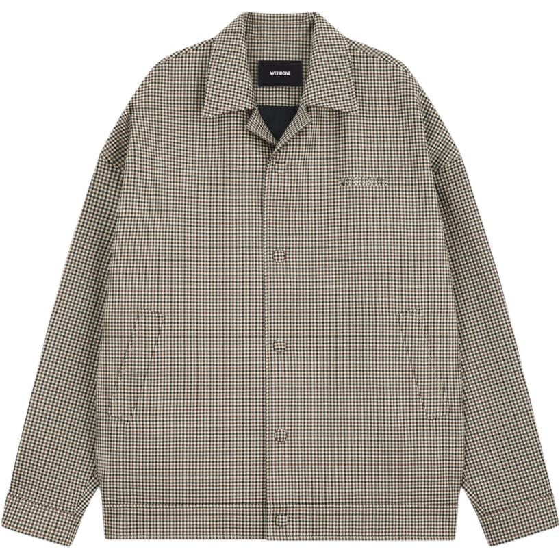 WE11DONE  Beige Long Sleeve Cotton Jacket with Tonal Logo Patch. WD-JK2-24-075-M-BG 圖 2