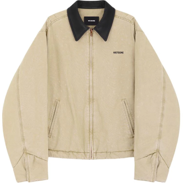 we-11-done-beige-paneled-collared-zip-up-long-sleeve-denim-jacket-wd-jp-2-24-036-u-bg