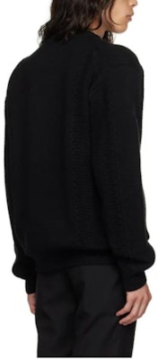 WE11DONE 黑色寬鬆版針織圓領毛衣 WD-KT3-23-643-U-BK Lookbook WE11DONE 黑色寬鬆版針織圓領毛衣 WD-KT3-23-643-U-BK