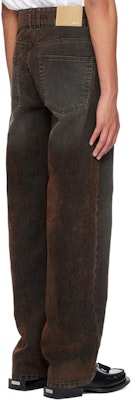 WE11DONE 黑色拉鍊Logo直筒寬鬆牛仔褲 WD-DP2-24-318-M-BK Lookbook WE11DONE 黑色拉鍊Logo直筒寬鬆牛仔褲 WD-DP2-24-318-M-BK