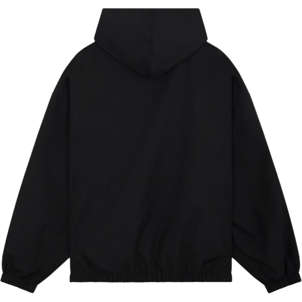 WE11DONE  Black Zip-Up Hoodie Jacket with Letter Detail Long Sleeves WD-JP2-24-078-M-BK 圖 3