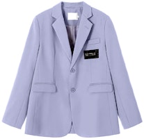 WE11DONE Logo Pattern Blazer Lilac Purple WD-JK7-20-062-M-PP WE11DONE Logo Pattern Blazer Lilac Purple WD-JK7-20-062-M-PP