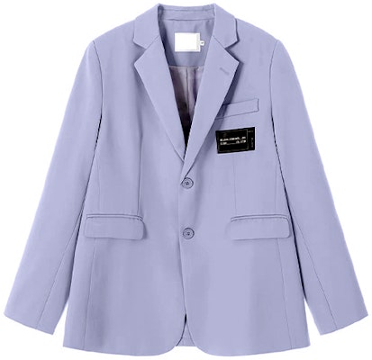 WE11DONE 標誌圖案西裝外套 淺紫色 WD-JK7-20-062-M-PP Buy WE11DONE 標誌圖案西裝外套 淺紫色 WD-JK7-20-062-M-PP