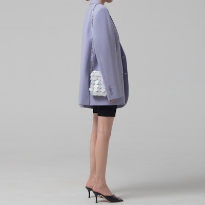 WE11DONE 標誌圖案西裝外套 淺紫色 WD-JK7-20-062-M-PP Shop WE11DONE 標誌圖案西裝外套 淺紫色 WD-JK7-20-062-M-PP