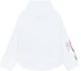 Lookbook WE11DONE Oversized Sweatshirt Lengan Panjang Grafis Kartun - Putih WD-TH3-23-772-U-WH