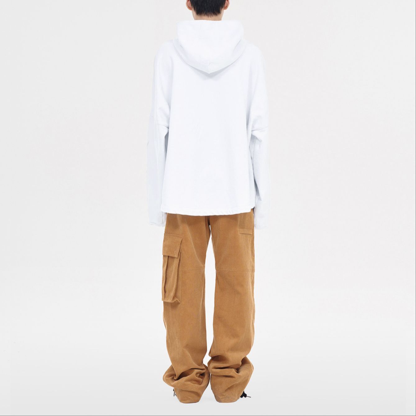 WE11DONE  Oversized Cartoon Graphic Print Long Sleeve Sweatshirt - White WD-TH3-23-772-U-WH 圖 5