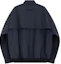 Lookbook WE11DONE Oversized Navy Zip-Up Jacket with Logo and Stand Collar. WD-JP2-24-061-M-NV